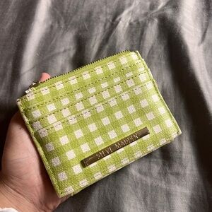 Green Plaid Wallet